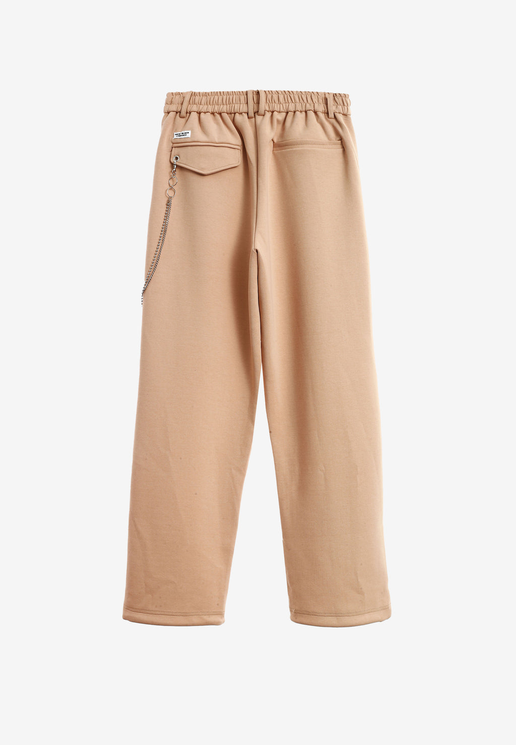 Pantalón Básico con pinzas, bajos ajustables y cadena lateral | MWM [PS_COLORS:BEIGE]
