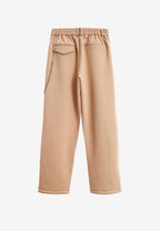 Pantalón Básico con pinzas, bajos ajustables y cadena lateral | MWM [PS_COLORS:BEIGE]