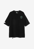 Camiseta de corte regular con motivo Eye MWM bordado en pecho y espalda | MWM [PS_COLORS:BLACK]