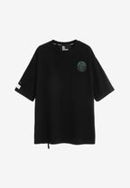 Camiseta de corte regular con motivo Eye MWM bordado en pecho y espalda | MWM [PS_COLORS:BLACK]