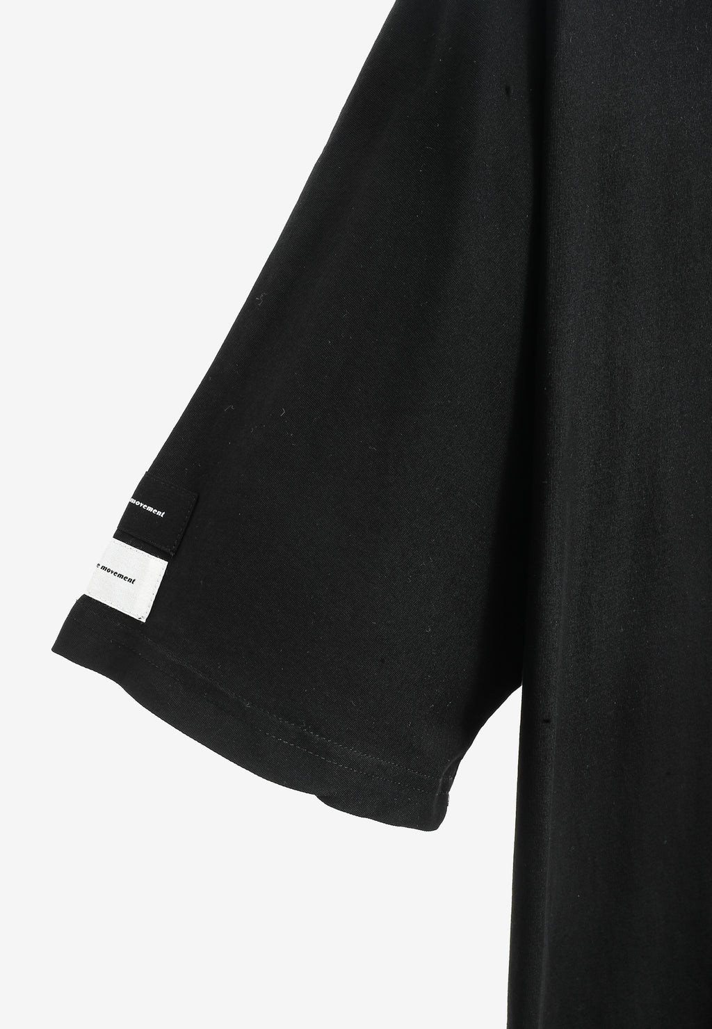 Camiseta oversize Iconic Logo con bordado Mod Wave Movement en hombros y espalda | MWM [PS_COLORS:BLACK]