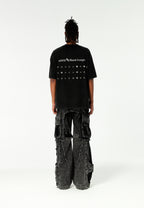 Camiseta Vanguard Dogs de corte regular con tachuelas en cuello y hombros | MWM [PS_COLORS:BLACK]