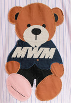 Camisa TEDDY corta con bolsillos laterales, cierre chino y parche Teddy en la espalda | MWM [PS_COLORS:PINK]