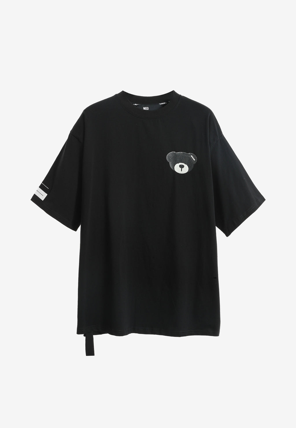 Camiseta TEDDY Mike Bag de corte regular con print en pecho y espalda | MWM [PS_COLORS:BLACK]