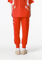 Pantalón jogger Wings con parches de estrellas y cadena lateral | MWM [PS_COLORS:RED]