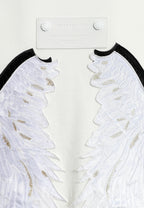 Sudadera Wings de corte relajado con estrellas frontales y doble parche de alas en la espalda | MWM [PS_COLORS:WHITE]