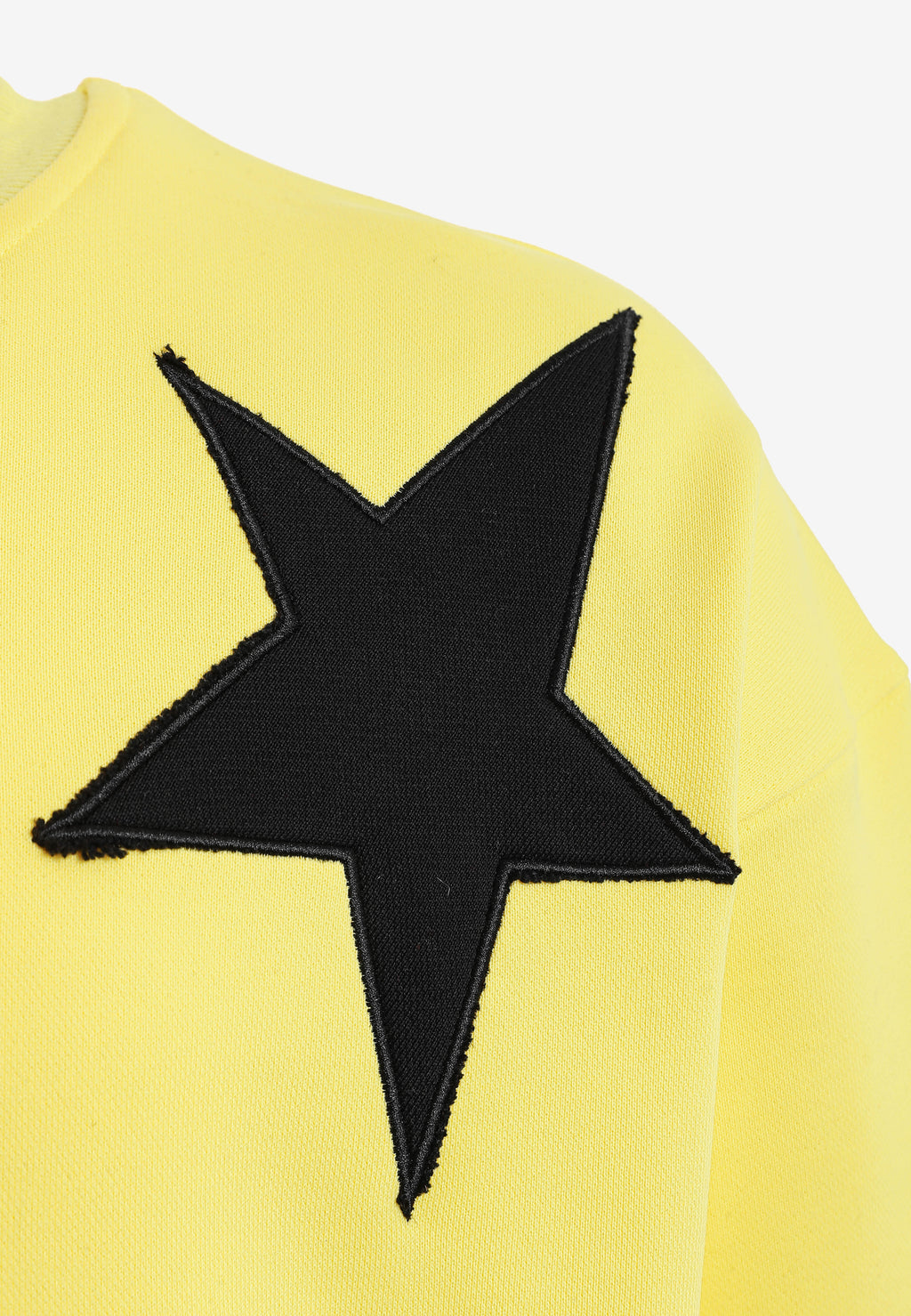 Sudadera Wings de corte relajado con estrellas frontales y doble parche de alas en la espalda | MWM [PS_COLORS:YELLOW]