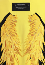 Sudadera de niño Wings de corte relajado con estrellas frontales y doble parche de alas en la espalda | MWM [PS_COLORS:UNASSIGNED]