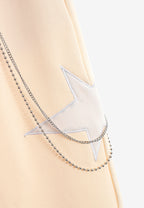 Pantalón jogger de niño Wings con parches de estrellas y cadena lateral | MWM [PS_COLORS:BEIGE]