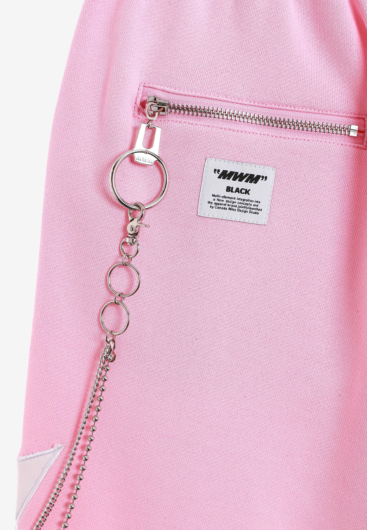 Pantalón jogger de niño Wings con parches de estrellas y cadena lateral | MWM [PS_COLORS:PINK]