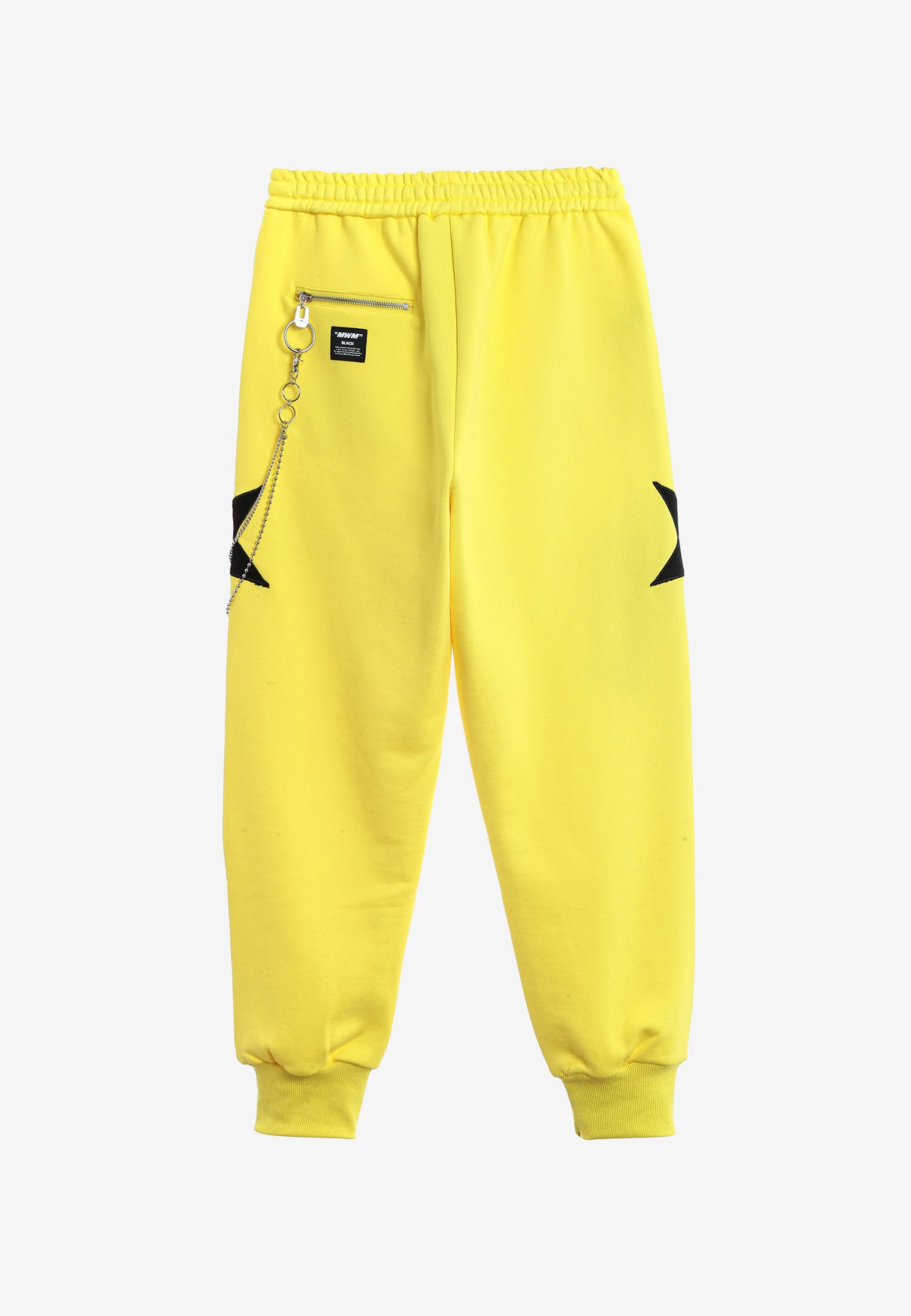 Pantalón jogger de niño Wings con parches de estrellas y cadena lateral | MWM [PS_COLORS:UNASSIGNED]