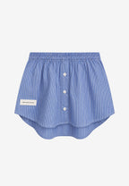 Sobrefalda efecto camisa larga con botones | MWM [PS_COLORS:BLUE]