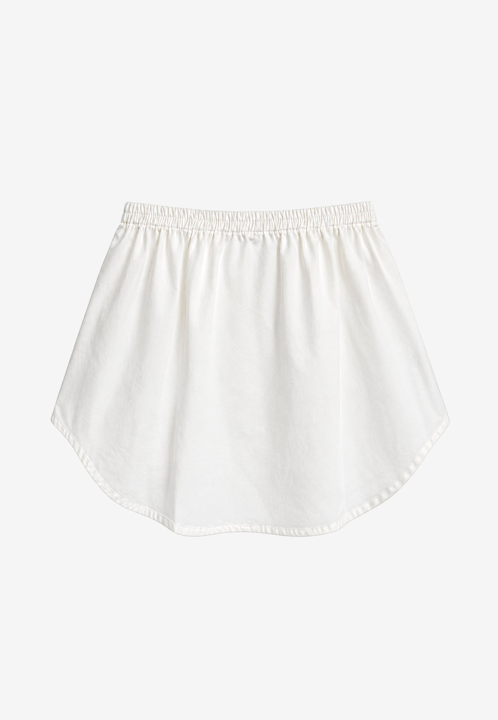 Sobrefalda efecto camisa larga con botones | MWM [PS_COLORS:WHITE]