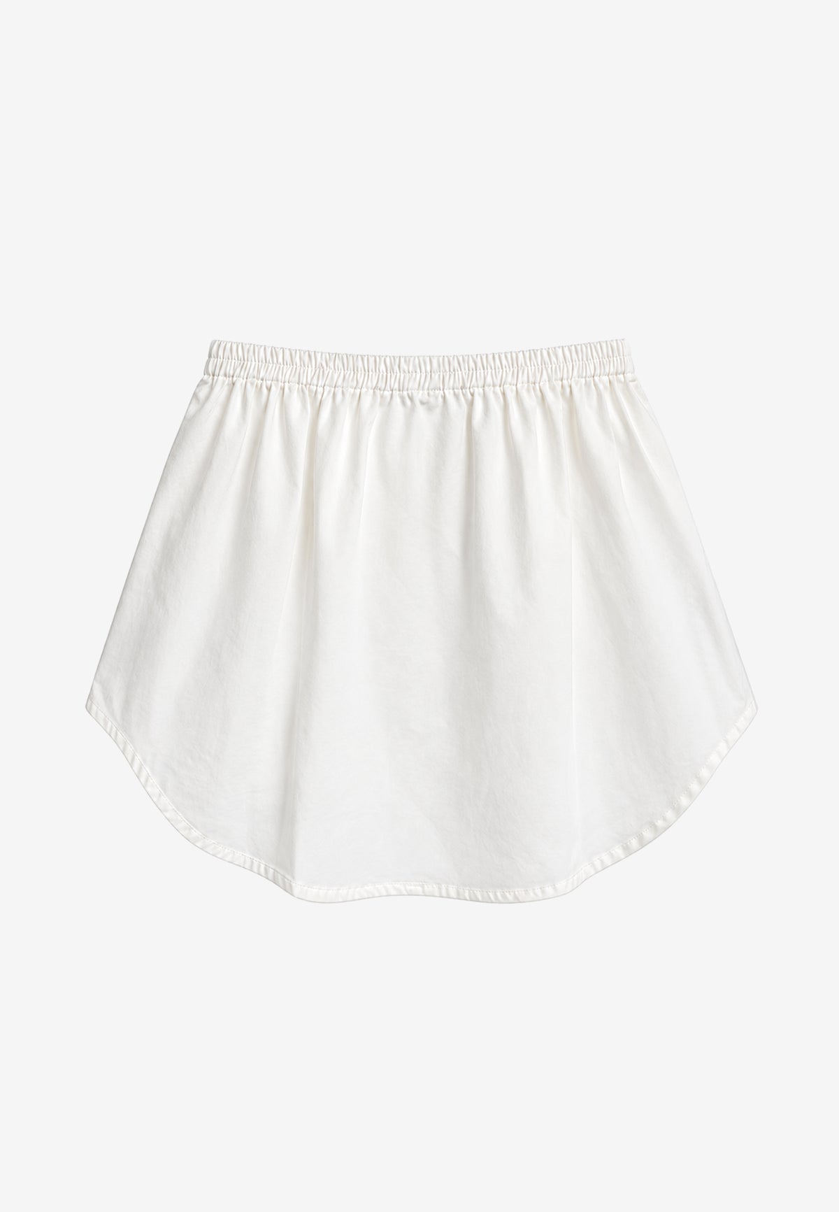 Sobrefalda efecto camisa larga con botones | MWM [PS_COLORS:WHITE]