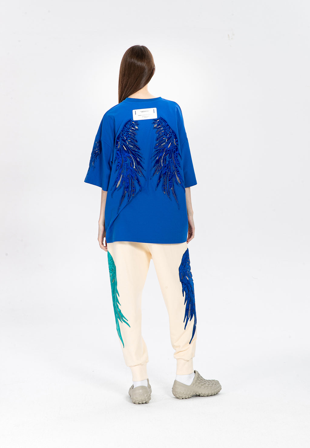 MWM EMBROIDERED WINGS PANTS
