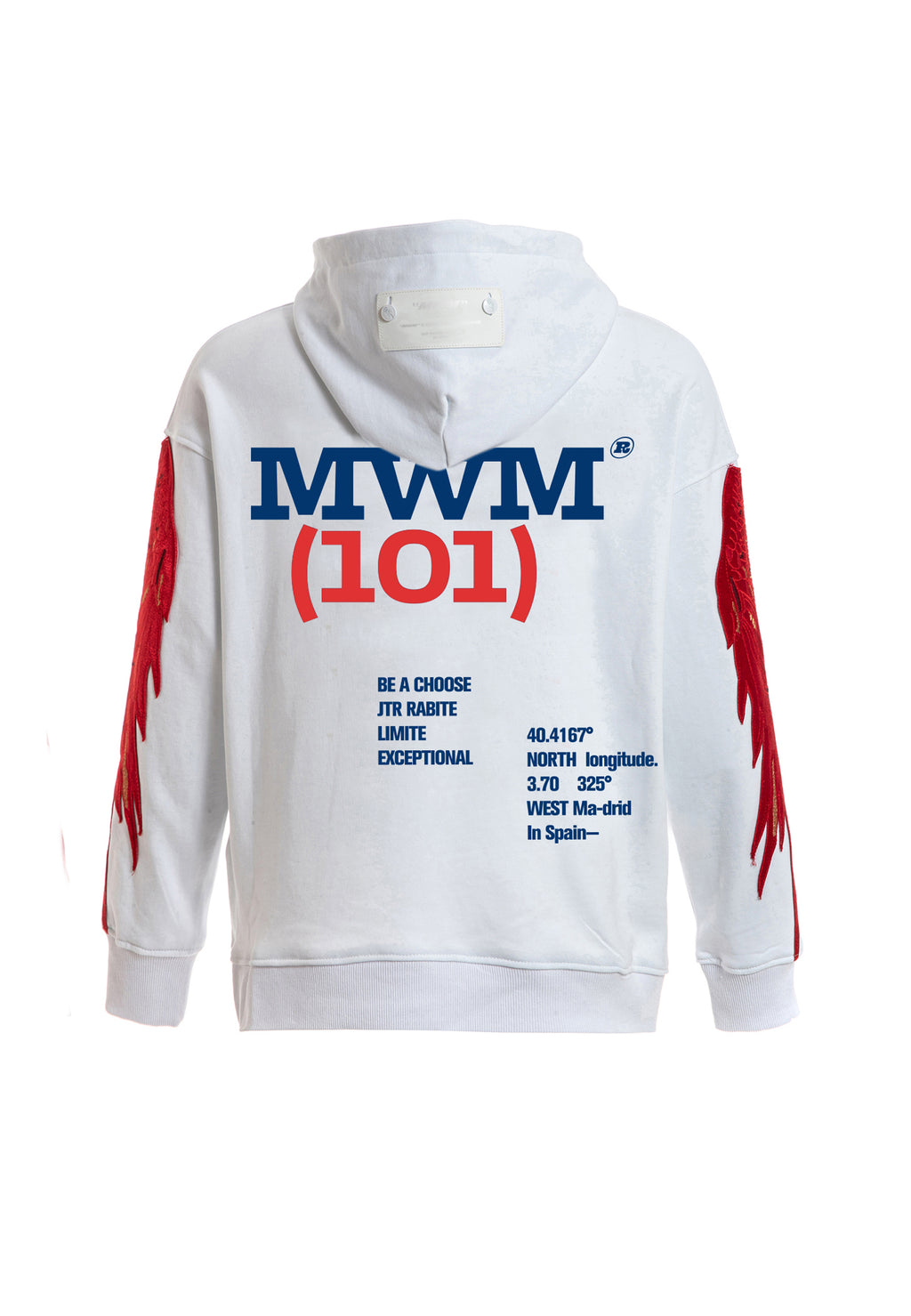 MWM EMBROIDERED WINGS HOODIE