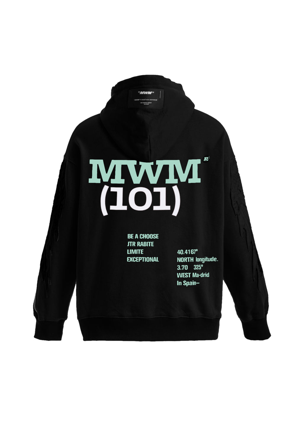 MWM EMBROIDERED WINGS HOODIE