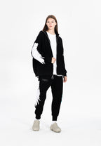 Sudadera con capucha de alas bordadas | MWM