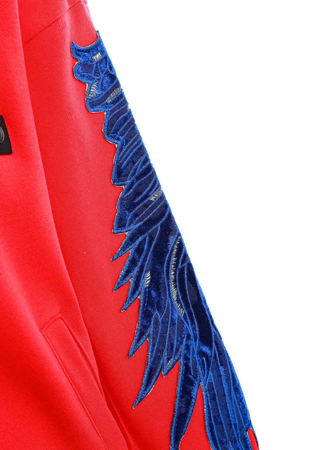 Sudadera con capucha de alas bordadas | MWM