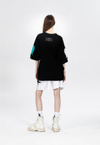 Camiseta con alas bordadas | MWM