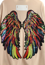 MWM SEQUIN WINGS T-SHIRT