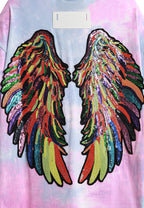 MWM SEQUIN WINGS T-SHIRT