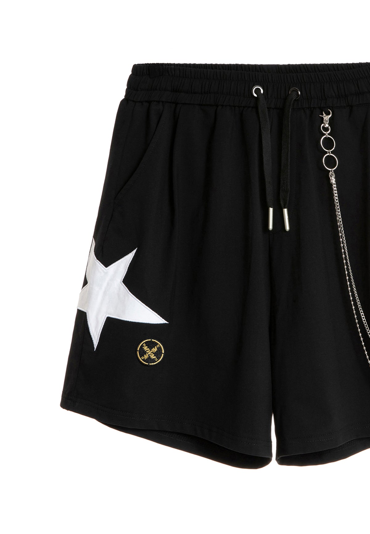 MWM STARS BERMUDA SHORTS WITH CHAIN