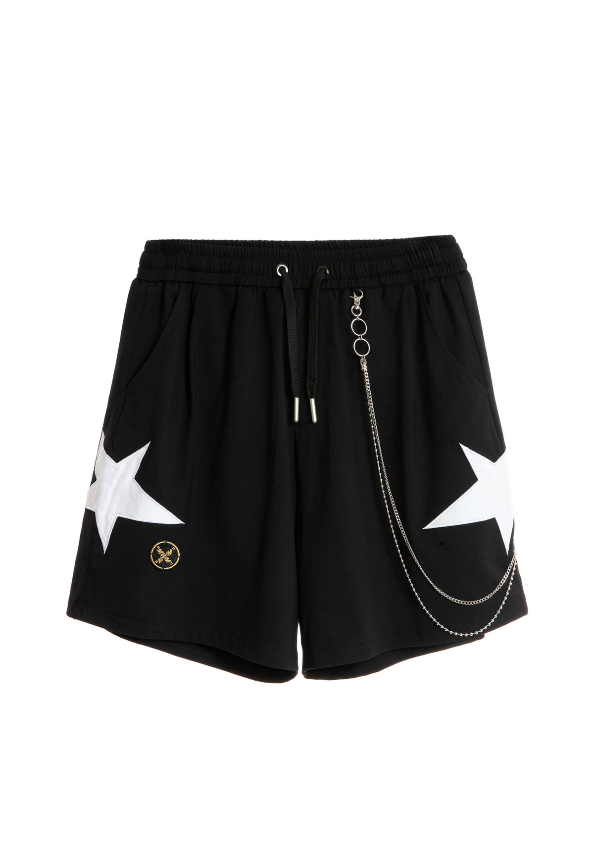 MWM STARS BERMUDA SHORTS WITH CHAIN