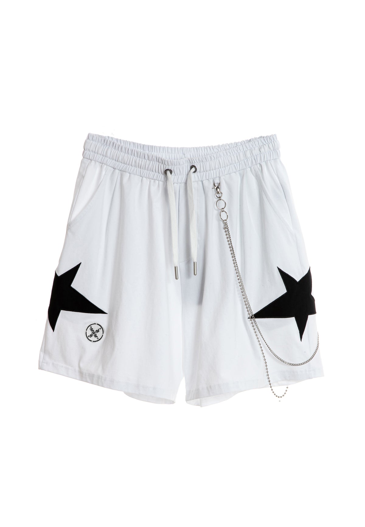 MWM STARS BERMUDA SHORTS WITH CHAIN