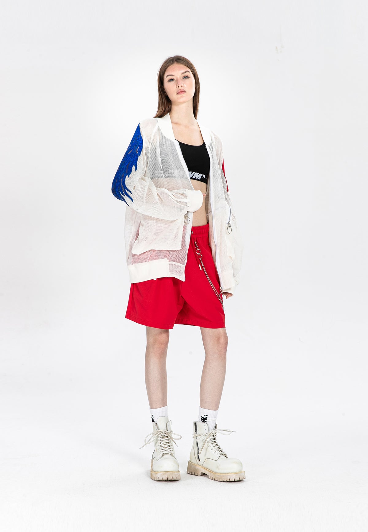 MWM EMBROIDERED WINGS MESH JACKET