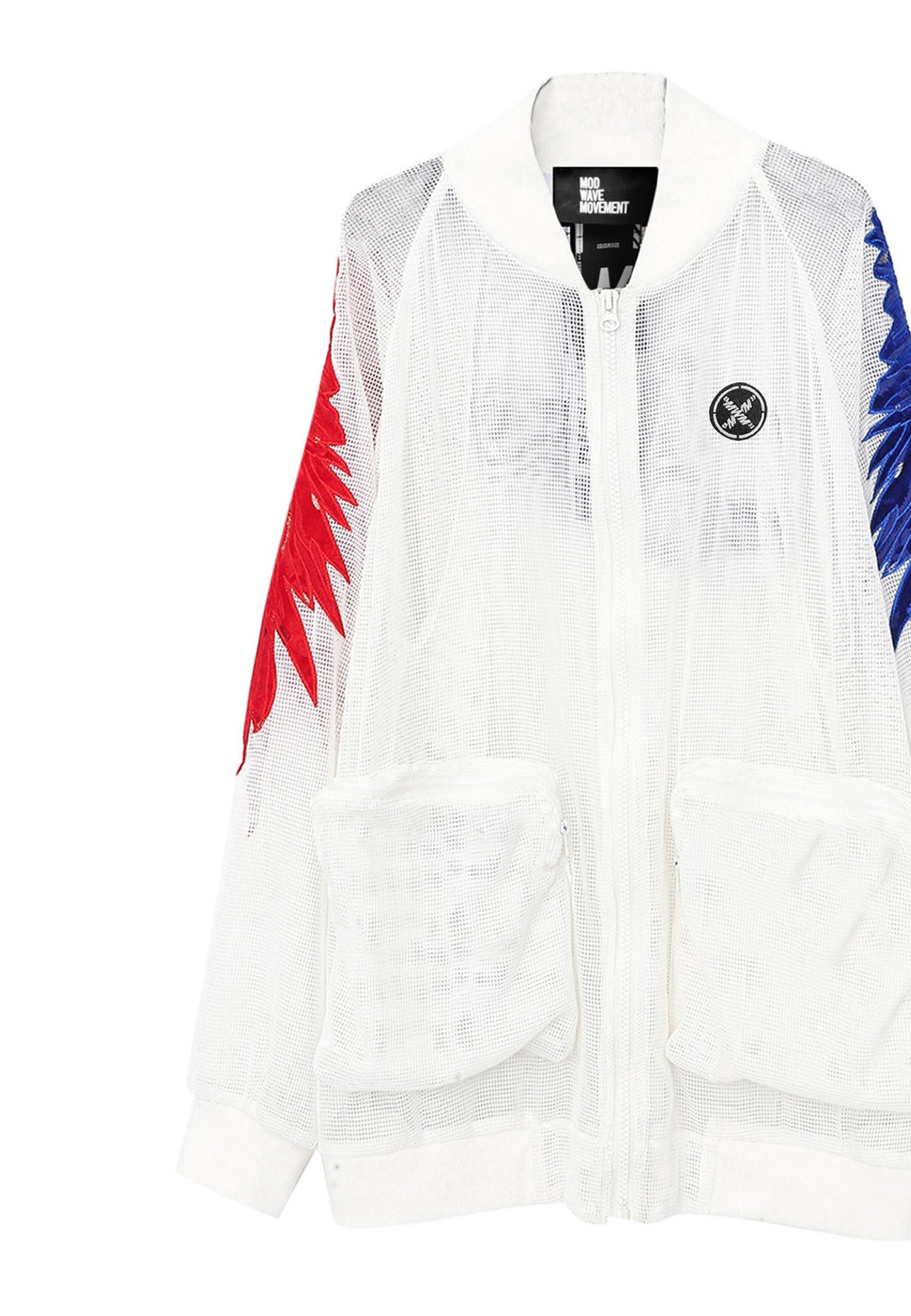 MWM EMBROIDERED WINGS MESH JACKET