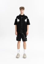 Chaqueta con estrellas y alas bordadas | MWM