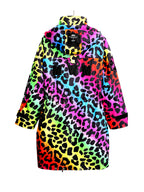 ANIMAL PRINT PUFFER PARKA