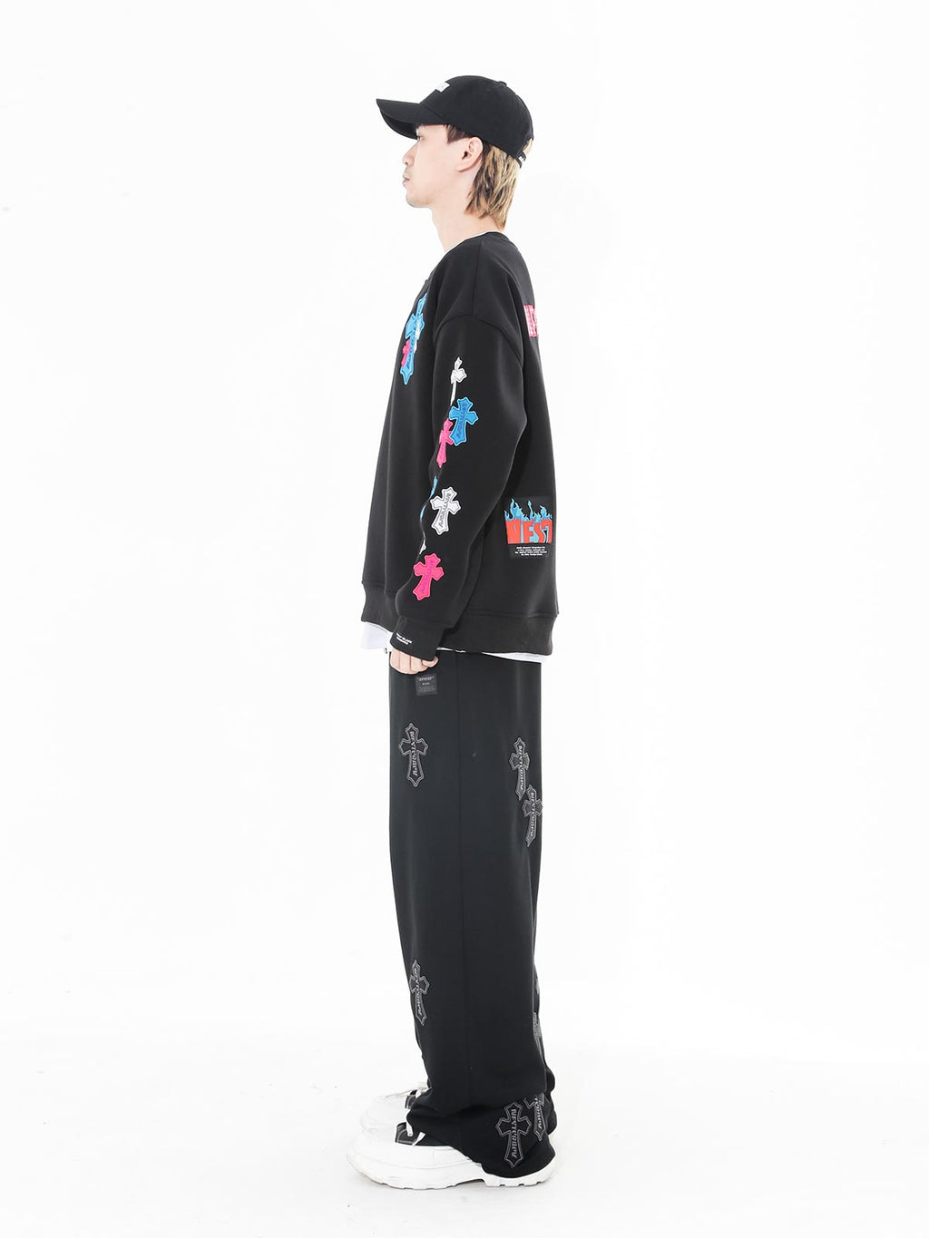 CRISS-CROSS TROUSERS