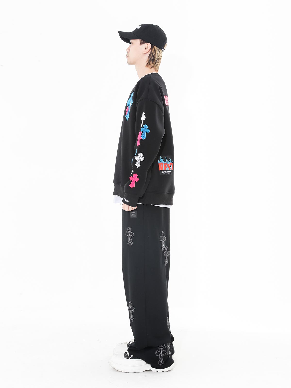 CRISS-CROSS TROUSERS