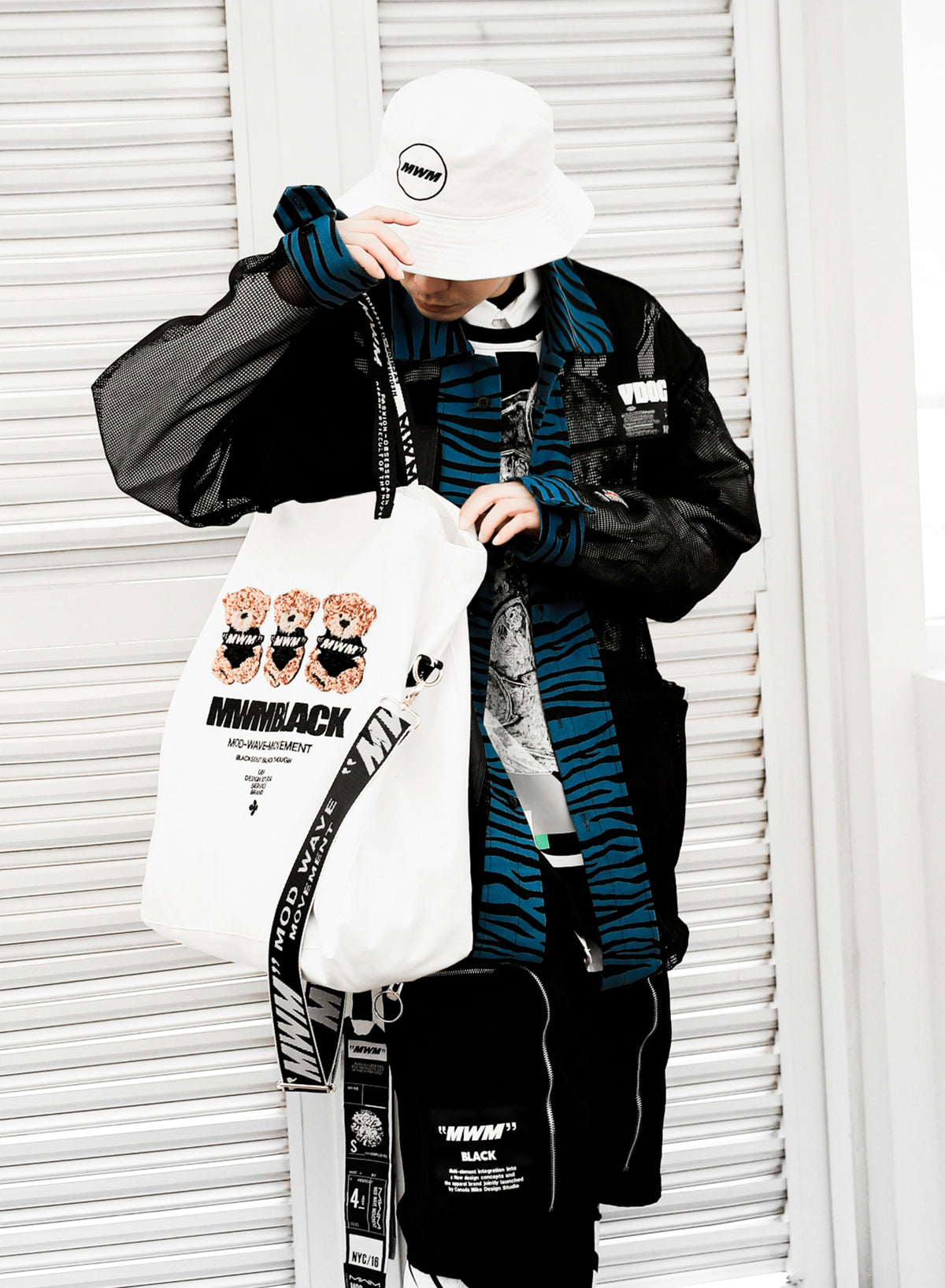 MIKE TEDDY TOTE BAG