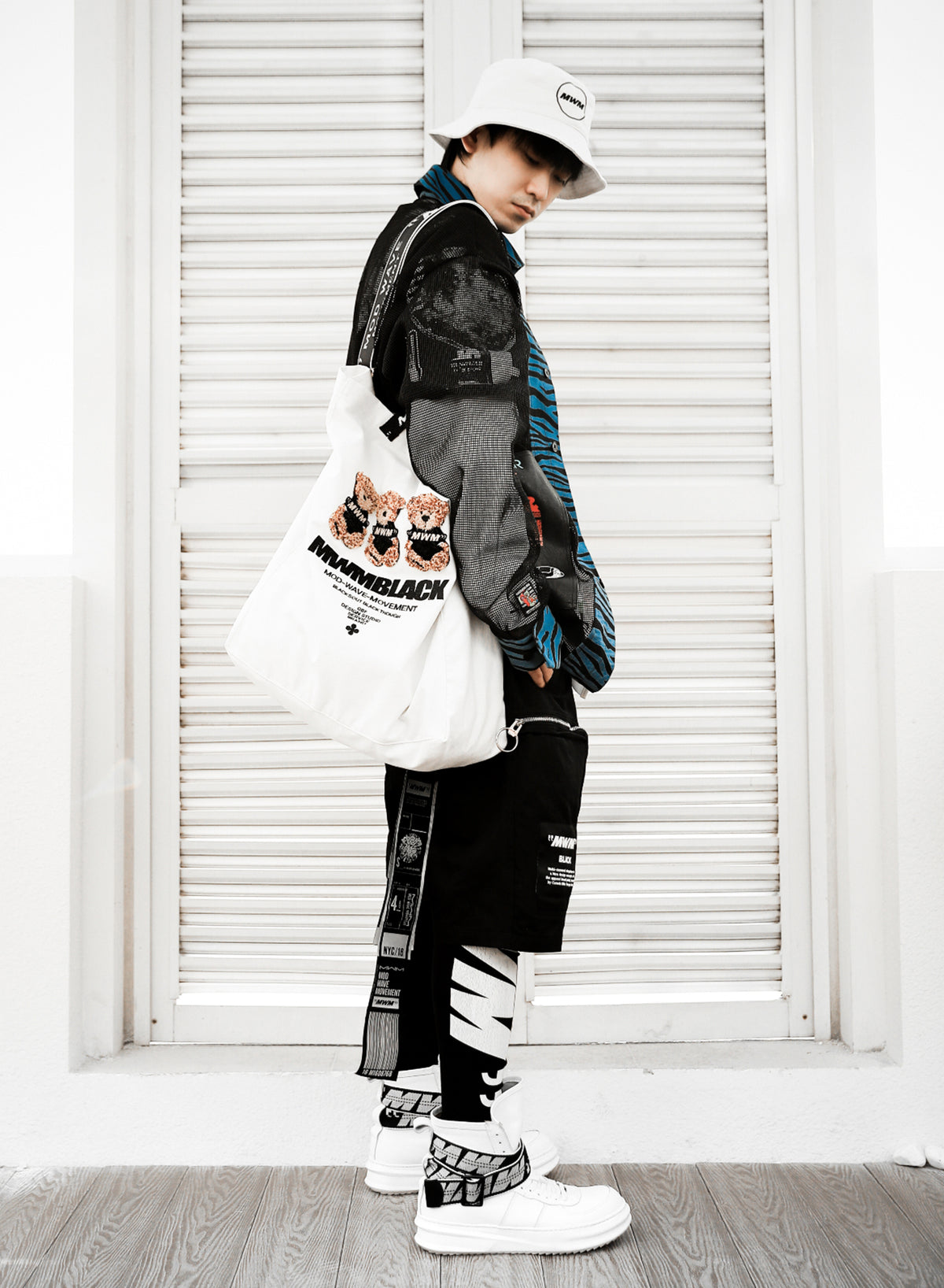 MIKE TEDDY TOTE BAG