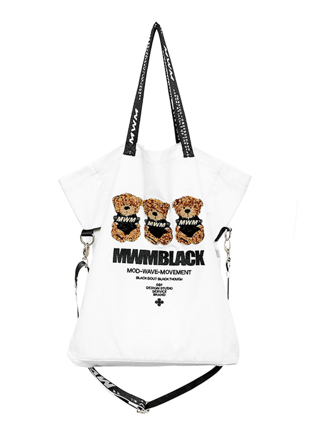 MIKE TEDDY TOTE BAG