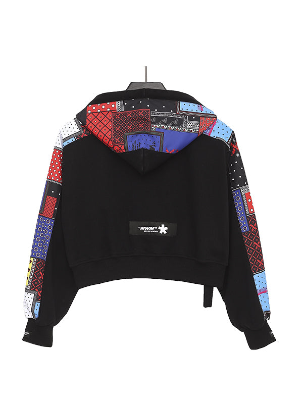 MULTICOLOR CROPPED SWEATSHIRT