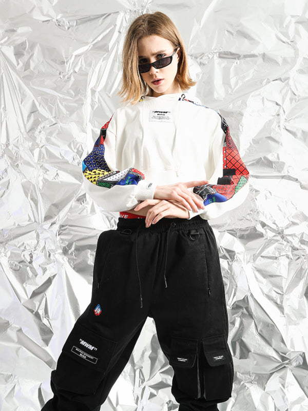 MULTICOLOR CROPPED SWEATSHIRT
