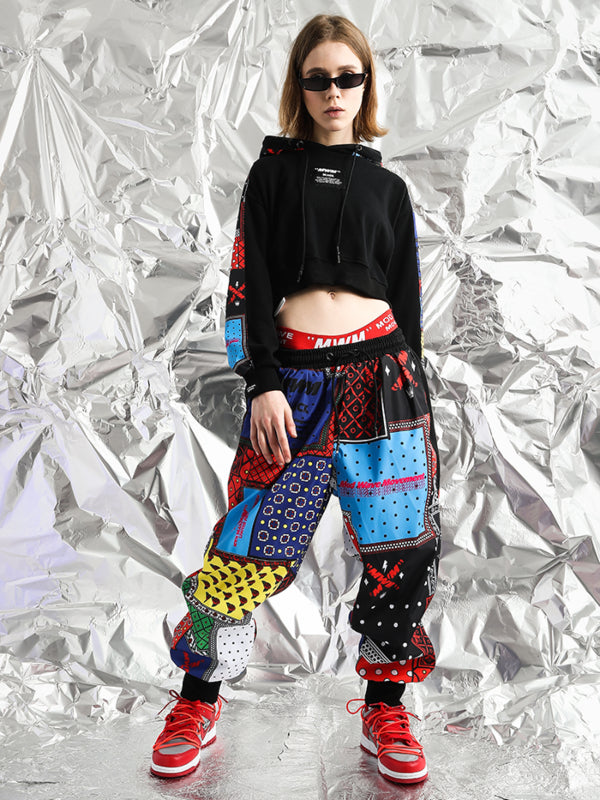 MULTICOLOR CROPPED SWEATSHIRT
