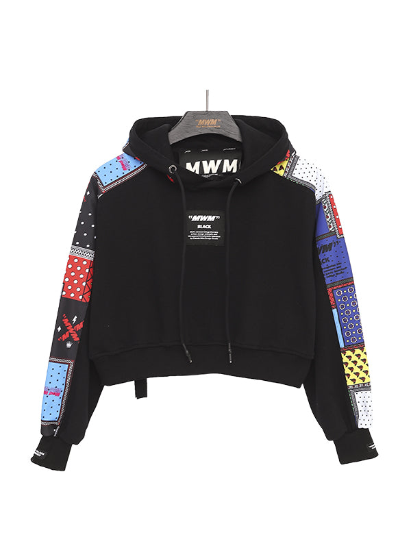 MULTICOLOR CROPPED SWEATSHIRT