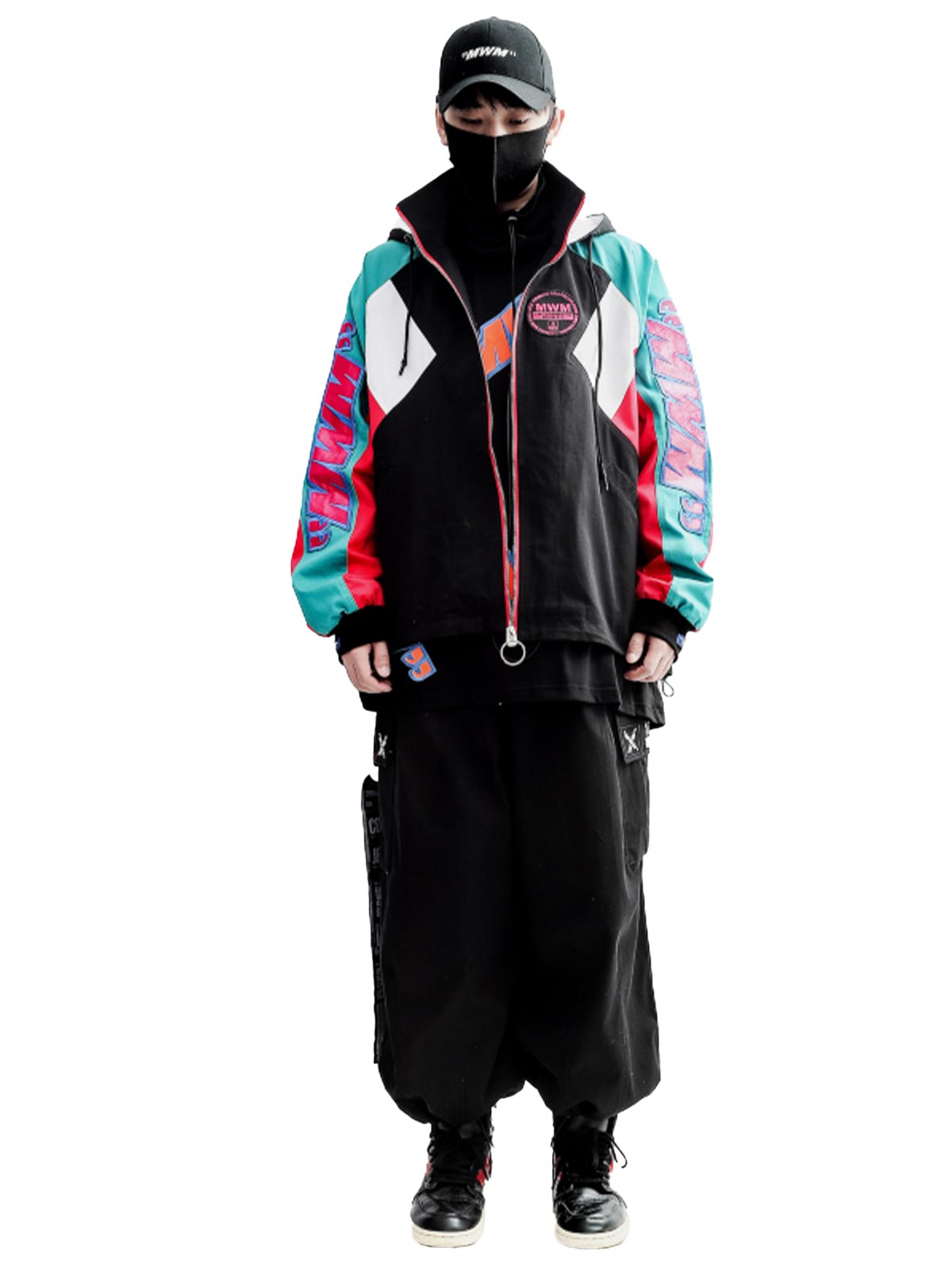 MULTICOLOR PANEL JACKET