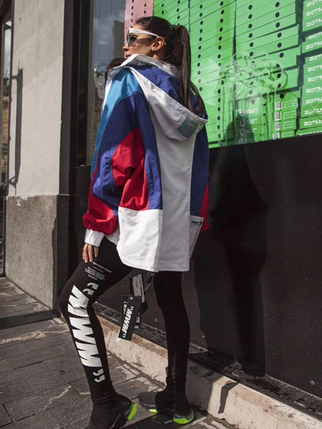 CHAQUETA PANELES MULTICOLOR