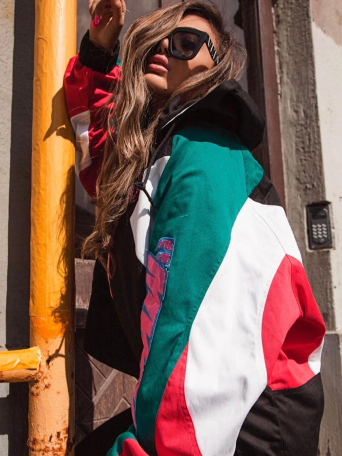 CHAQUETA PANELES MULTICOLOR