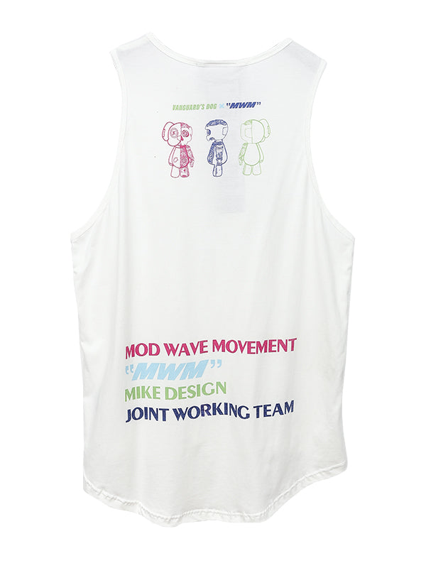 VANGUARD'S DOG SLEEVELESS T-SHIRT