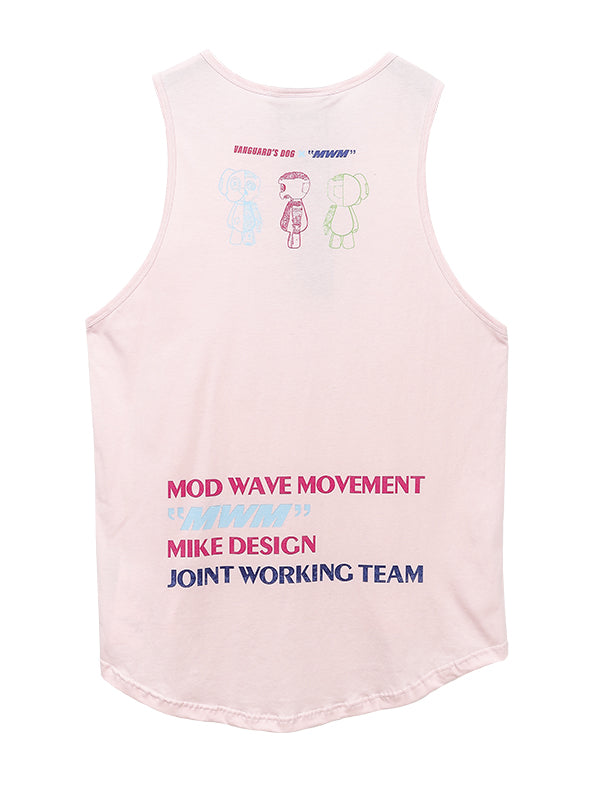 VANGUARD'S DOG SLEEVELESS T-SHIRT