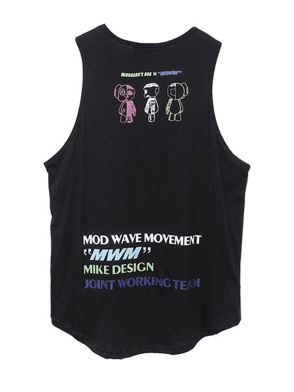 VANGUARD'S DOG SLEEVELESS T-SHIRT