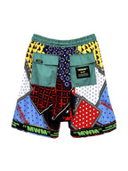 MULTICOLORED BERMUDA SHORTS