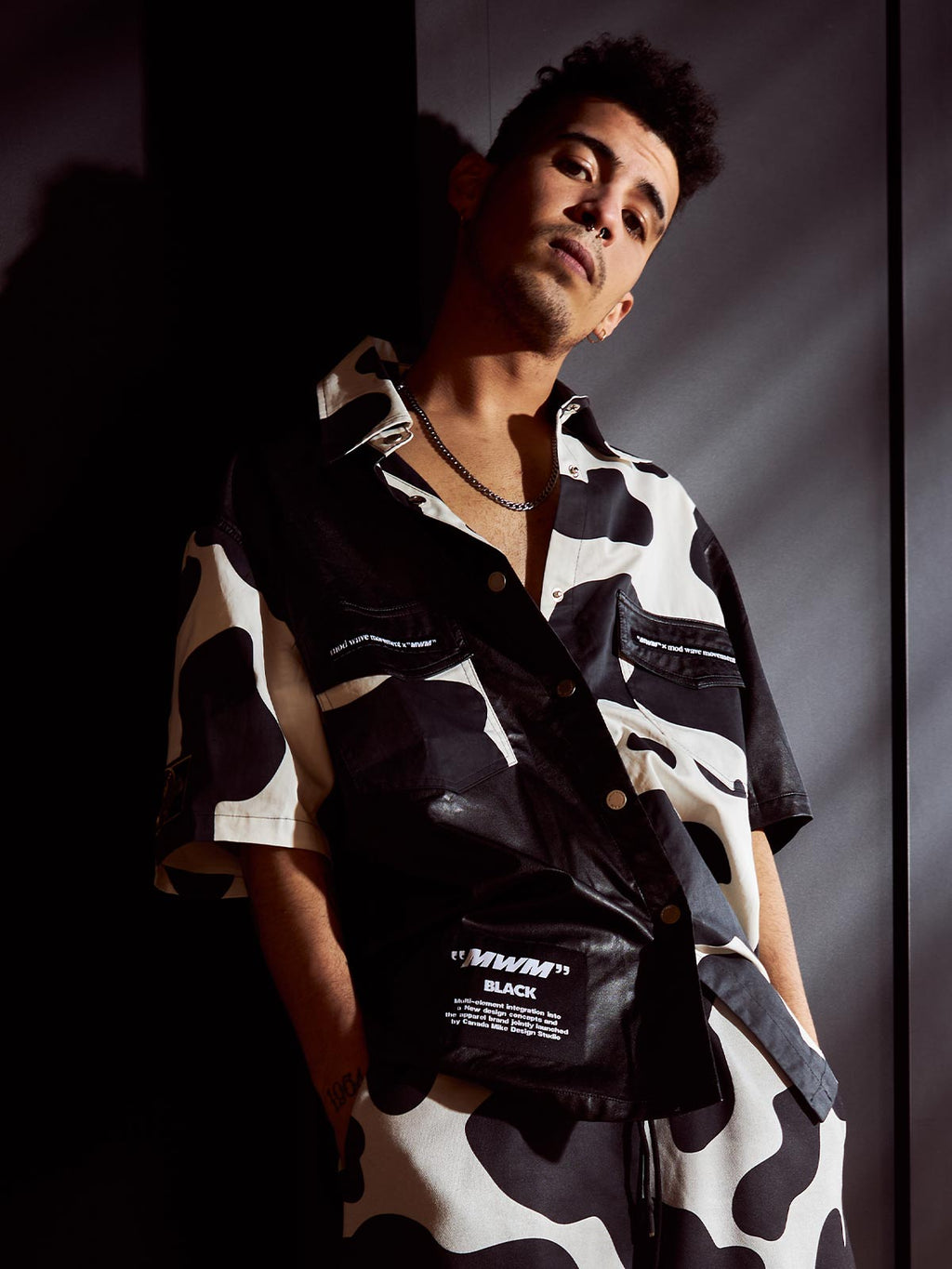 COW PRINT SHIRT